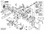 Bosch 0 600 836 842 AKE 40-19 Chain Saw 230 V / GB Spare Parts AKE40-19